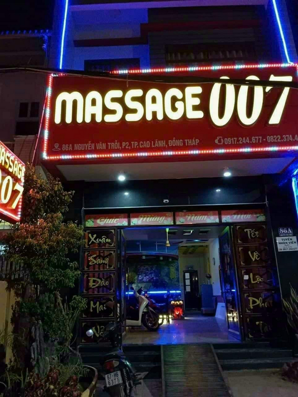 Massage 007 - địa điểm massage Cao Lãnh nổi tiếng gần đây 